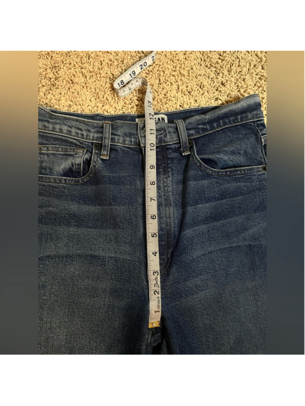 🍀FRAME Le Jean High Rise Mia Relaxed Straight Jean Size 27 - Picture 11 of 12